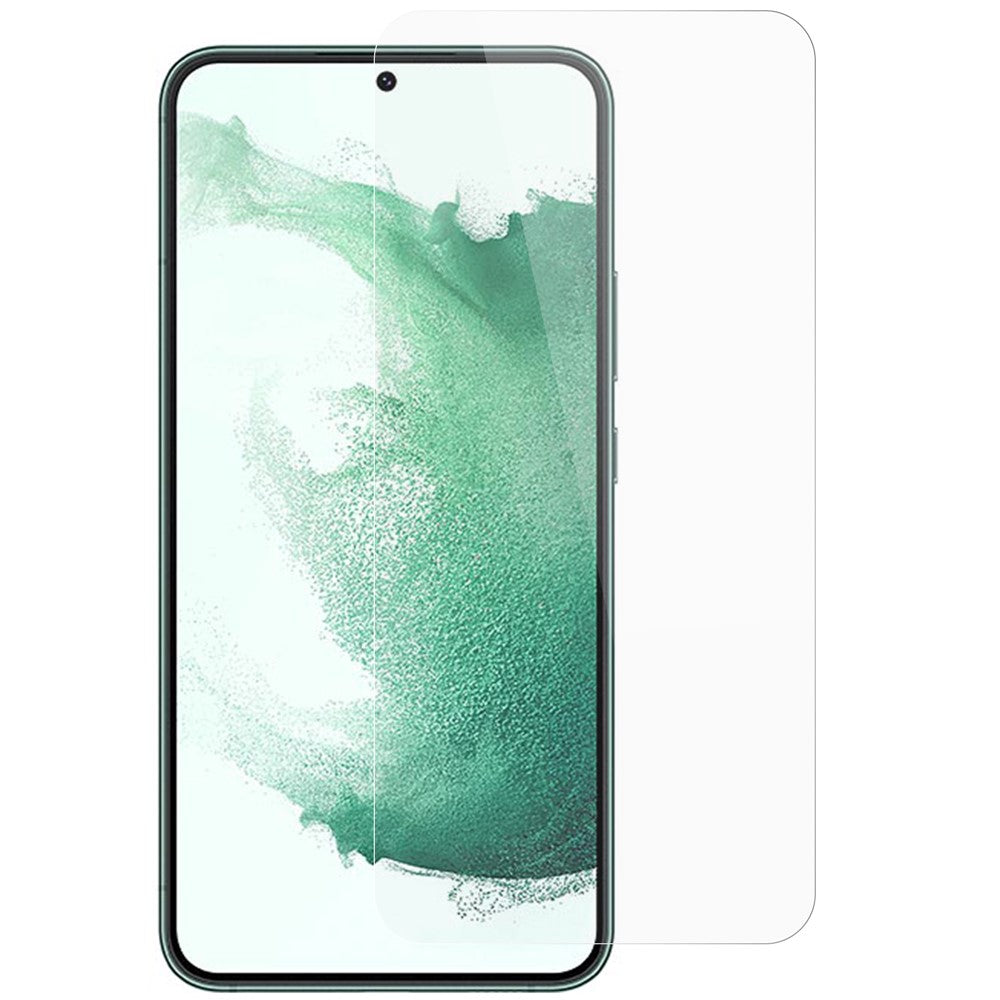 Anti-fingerprint HD Screen Protector For Samsung Galaxy S22+ 5G / S23+ Full Cover Full Glue Anti-explosion Clear AGC Glass Tempered Glass Film [0.1mm Thickness, Support Fingerprint Unlock]