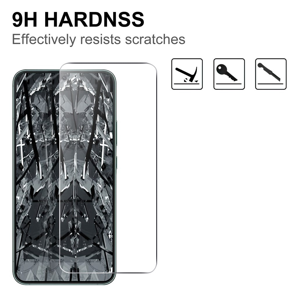 Anti-fingeravtryck HD-skärmskydd för Samsung Galaxy S22+ 5G / S23+ Heltäckande, heltäckande, explosionsskyddande, klar AGC-glasfilm i härdat glas [0,1 mm tjocklek, stöder fingeravtryckslåsning]