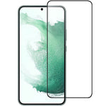 For Samsung Galaxy S22+ 5G / S23+ Full Glue Black Edge Tempered Glass Film Anti-explosion HD Clear Screen Protector (0.1mm Thickness, Support Fingerprint Unlock)