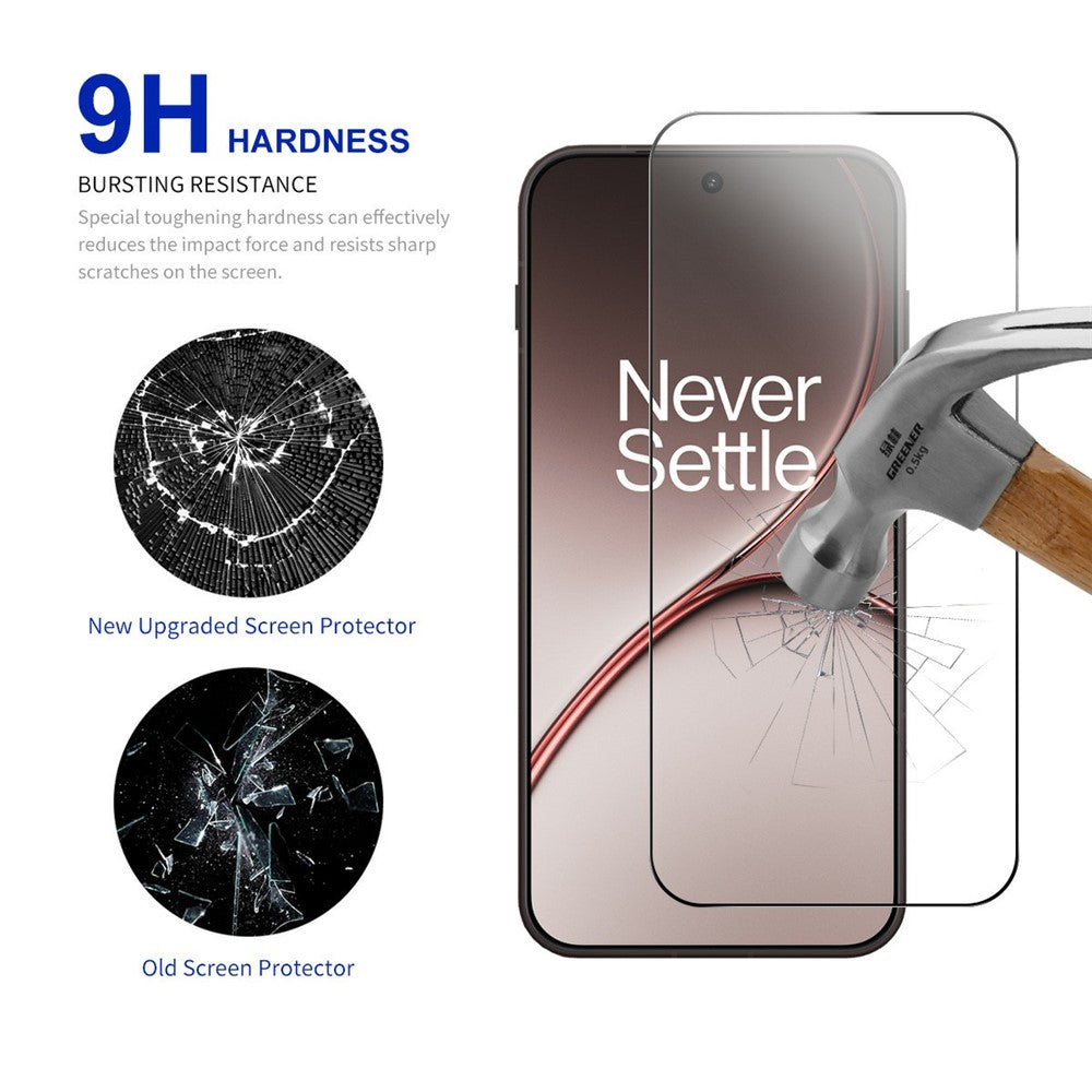 RURIHAI Screen Protector For Oppo K14 5G / K14x 5G Screen Protector High Aluminum-Silicon Glass Phone Screen Film