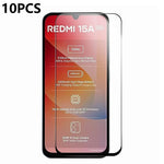RURIHAI 10 st för Xiaomi Redmi 15a 5G hög aluminium-kisel glasfilm heltäckande lim 0,26 mm 2,5D helskärmsskydd