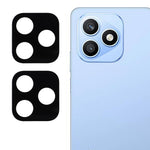 2Pcs For Honor X8d 4G Full Coverage Camera Lens Protector Silk Printing Tempered Glass Lens Film 3D Arc Edge