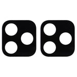 2Pcs For Honor X8d 4G Full Coverage Camera Lens Protector Silk Printing Tempered Glass Lens Film 3D Arc Edge