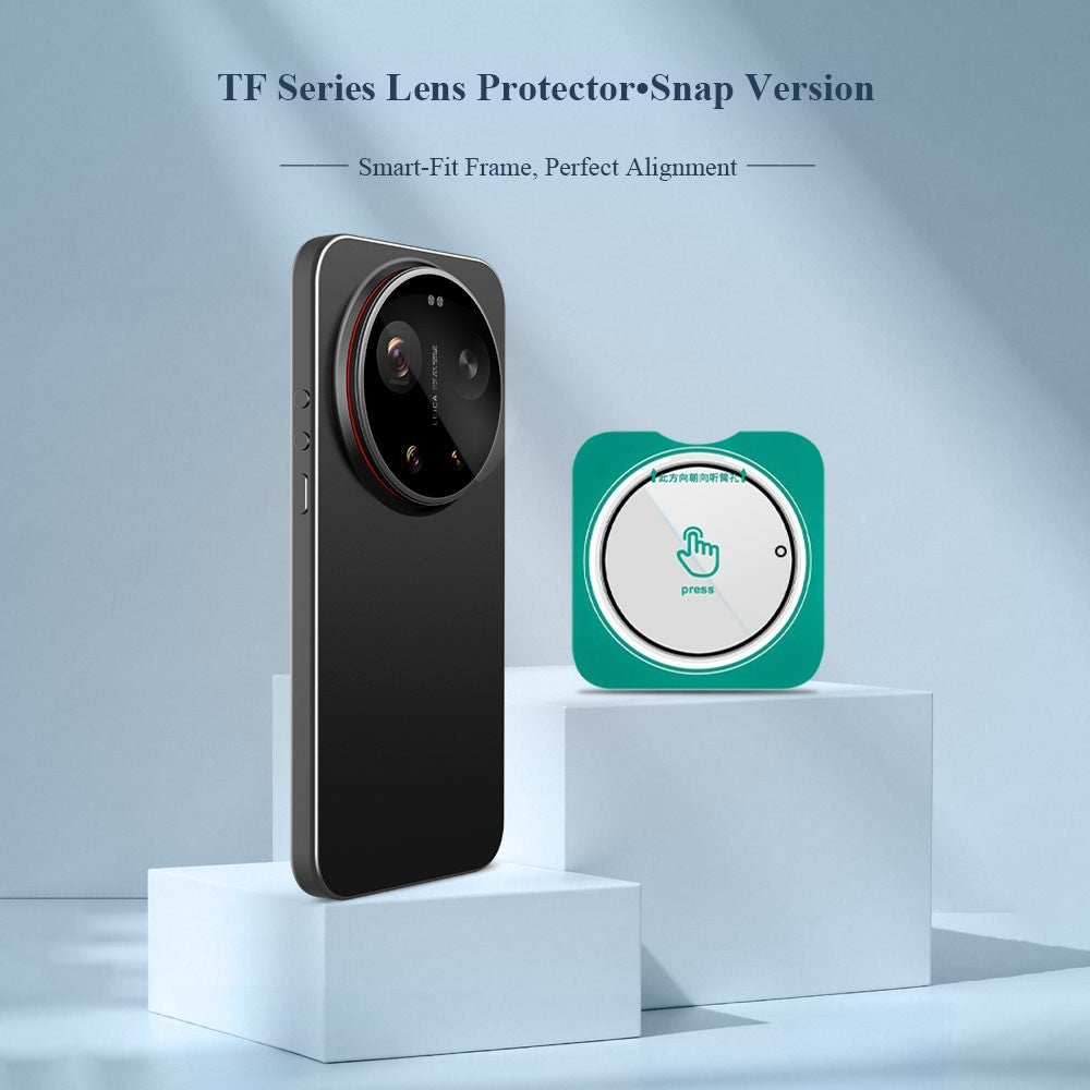LEREACH for Xiaomi 17 Ultra 5G Camera Lens Protector Full Cover High Aluminium-silicon Glass Lens Film with Auto-Align Installation Frame