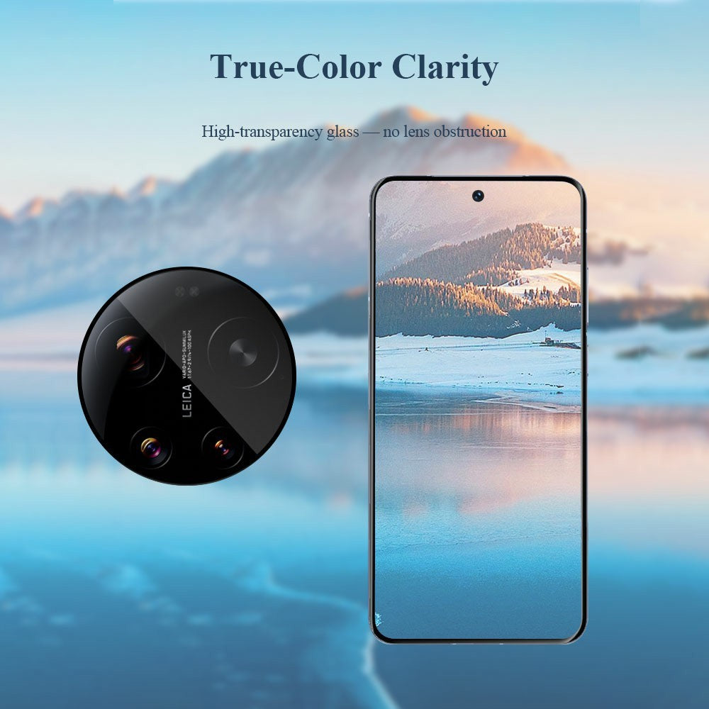 LEREACH for Xiaomi 17 Ultra 5G Camera Lens Protector Full Cover High Aluminium-silicon Glass Lens Film with Auto-Align Installation Frame