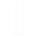 RURIHAI 2Pcs / Set Crystal Clear Side Sticker for Huawei Mate X2 5G Frame Protective Film 0.1mm Ultra-Thin Full Glue Side Stickers