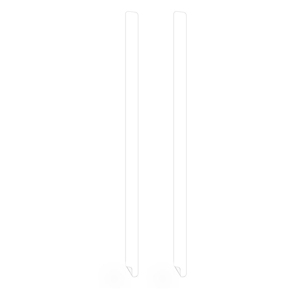 RURIHAI 2Pcs / Set Crystal Clear Side Sticker for Huawei Mate X2 5G Frame Protective Film 0.1mm Ultra-Thin Full Glue Side Stickers