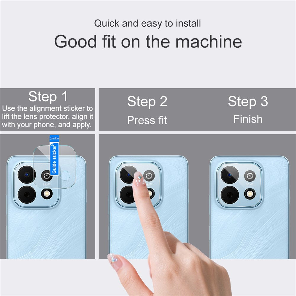 IMAK For Huawei Enjoy 90 Plus Camera Lens Protector Slim Tempered Glass Full Coverage Lens Film