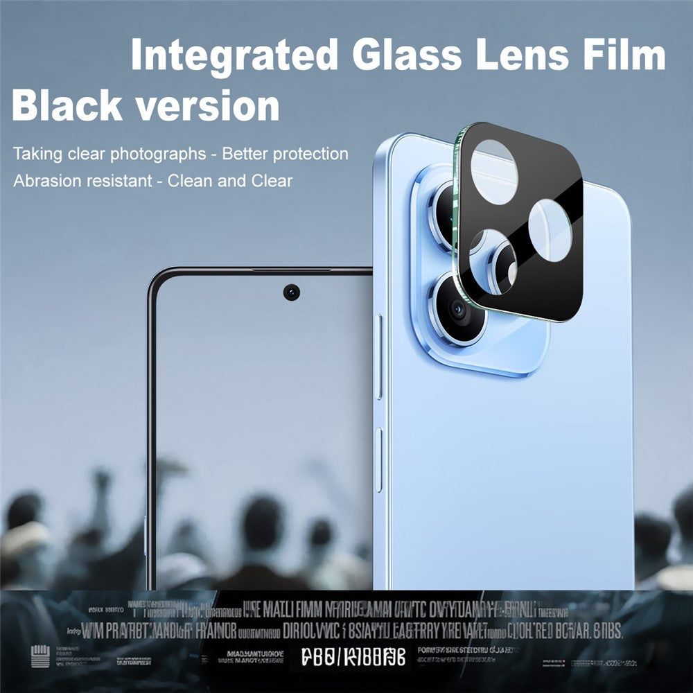 IMAK For Honor X8d 4G Tempered Glass Full Cover Lens Film + Acrylic Cap