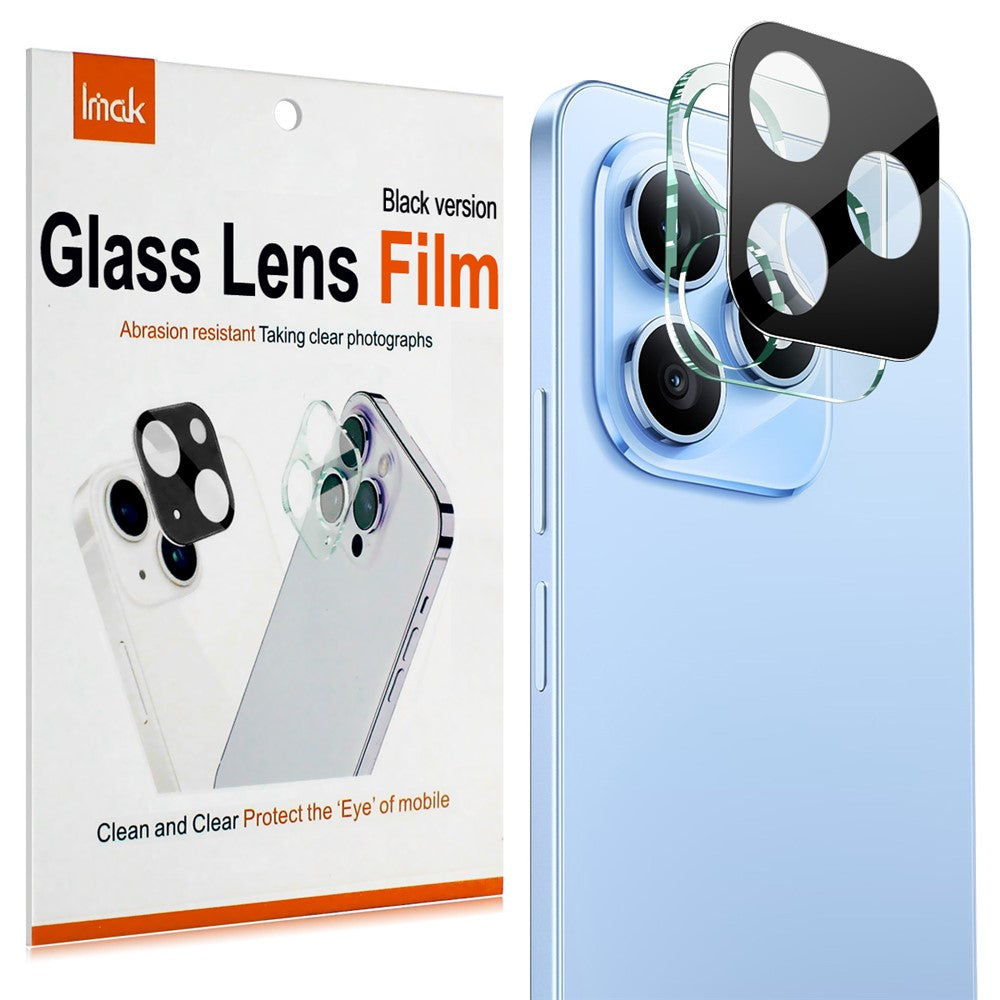 IMAK For Honor X8d 4G Tempered Glass Full Cover Lens Film + Acrylic Cap