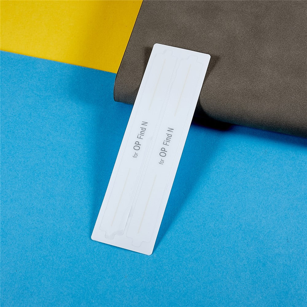 RURIHAI 2Pcs  /  Set For Oppo Find N 0.1mm Ultra-Thin Crystal Clear Side Sticker Frame Protective Film Full Glue Side Stickers