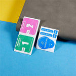 RURIHAI 2Pcs  /  Set For Oppo Find N 0.1mm Ultra-Thin Crystal Clear Side Sticker Frame Protective Film Full Glue Side Stickers