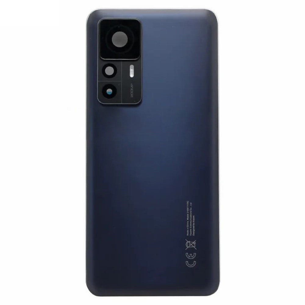 Til Xiaomi 12T 5G Bagcover til batteri med kameraring-linsecover Reservedel (uden logo)