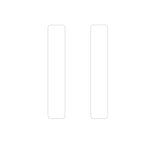 RURIHAI 2Pcs  /  Set Side Sticker for Huawei P50 Pocket Crystal Clear Frame Protective Film 0.1mm Ultra-Thin Full Glue Side Stickers