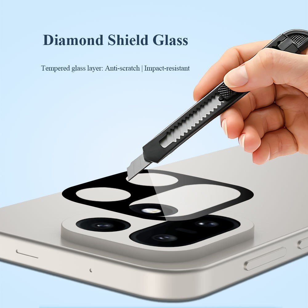 LEREACH For OnePlus 15 5G Camera Lens Protector Full Cover High Aluminium-silicon Glass Lens Film with Auto-Align Installation Frame