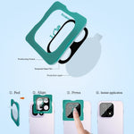 LEREACH For OnePlus 15 5G Camera Lens Protector Full Cover High Aluminium-silicon Glass Lens Film with Auto-Align Installation Frame