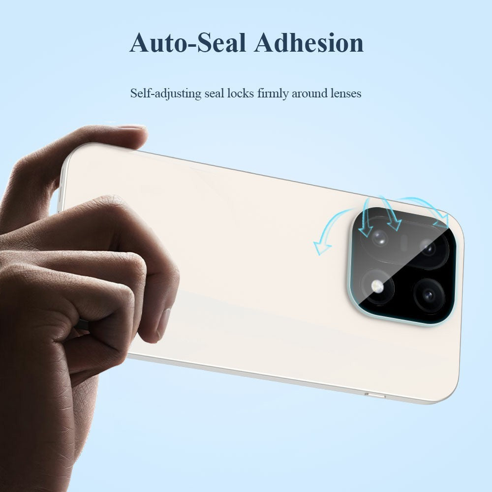 LEREACH For OnePlus 15 5G Camera Lens Protector Full Cover High Aluminium-silicon Glass Lens Film with Auto-Align Installation Frame