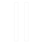 RURIHAI 2Pcs  /  Set For Samsung Galaxy Z Fold2 5G Side Sticker, Crystal Clear Frame Protective Film 0.1mm Ultra-Thin Full Glue Side Stickers