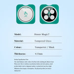 LEREACH 2Pcs for Honor Magic7 5G Camera Lens Protector Tempered Glass Diamond Shield Auto-Align Invisible Thin Film