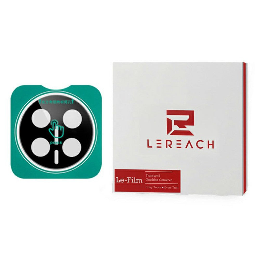 LEREACH For Honor Magic8 5G Camera Lens Protector Full Cover High Aluminium-silicon Glass Lens Film with Auto-Align Installation Frame