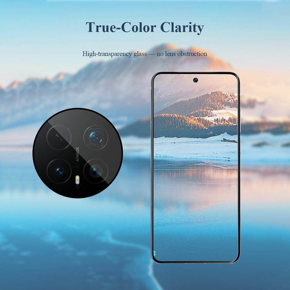 LEREACH 2Pcs for Honor Magic8 5G Camera Lens Protector Tempered Glass Smart-Fit Auto-Align Film