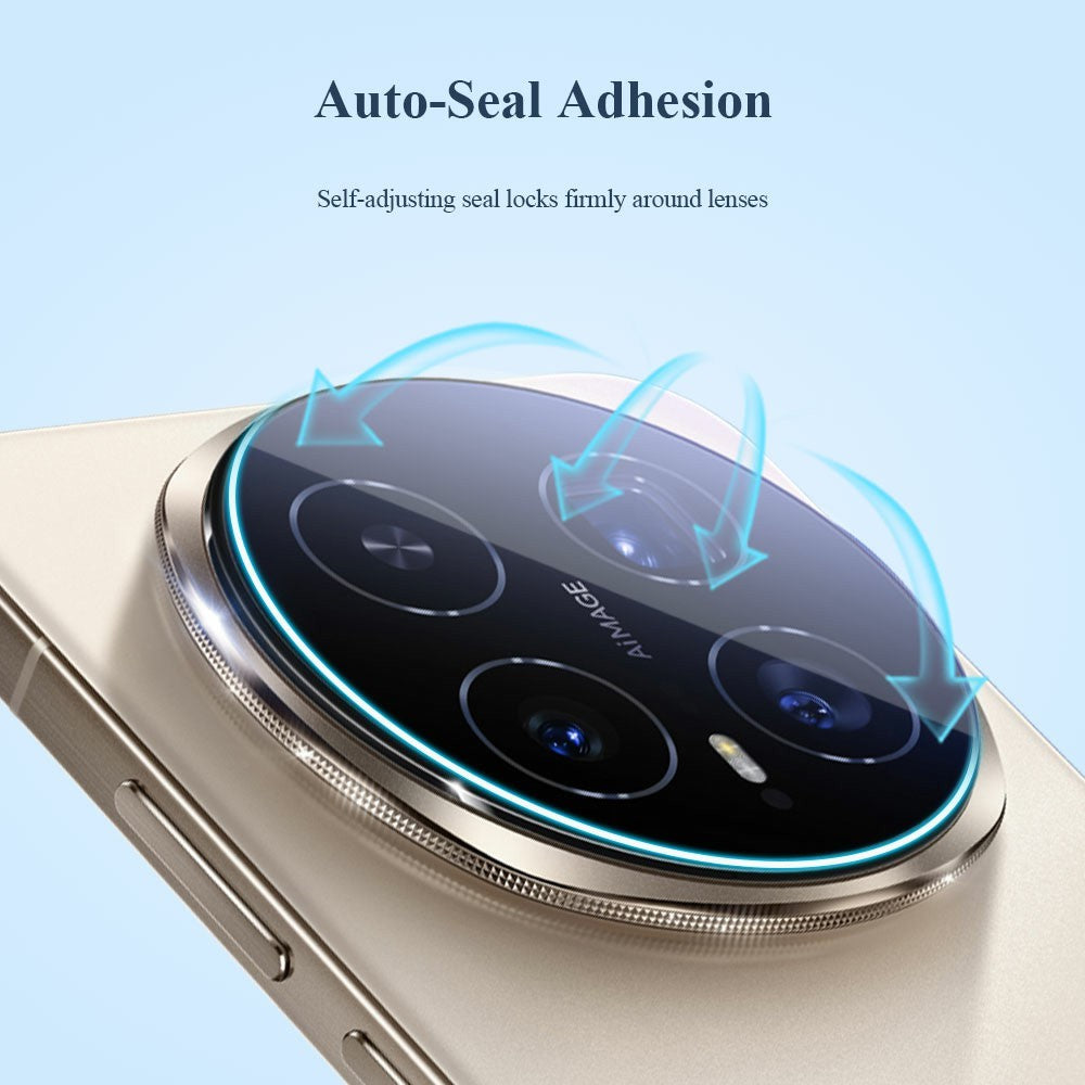 LEREACH 2Pcs for Honor Magic8 5G Camera Lens Protector Tempered Glass Smart-Fit Auto-Align Film