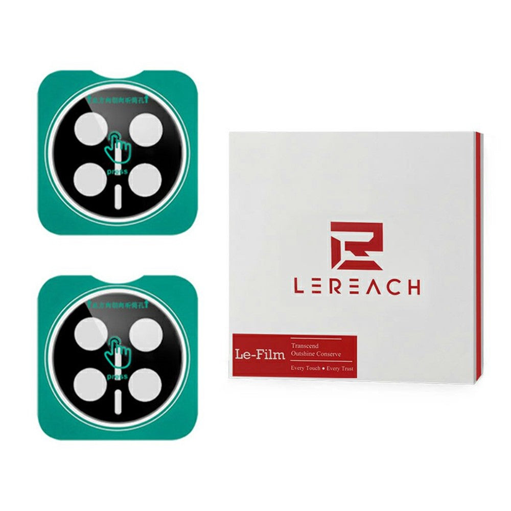 LEREACH 2Pcs for Honor Magic8 5G Camera Lens Protector Tempered Glass Smart-Fit Auto-Align Film