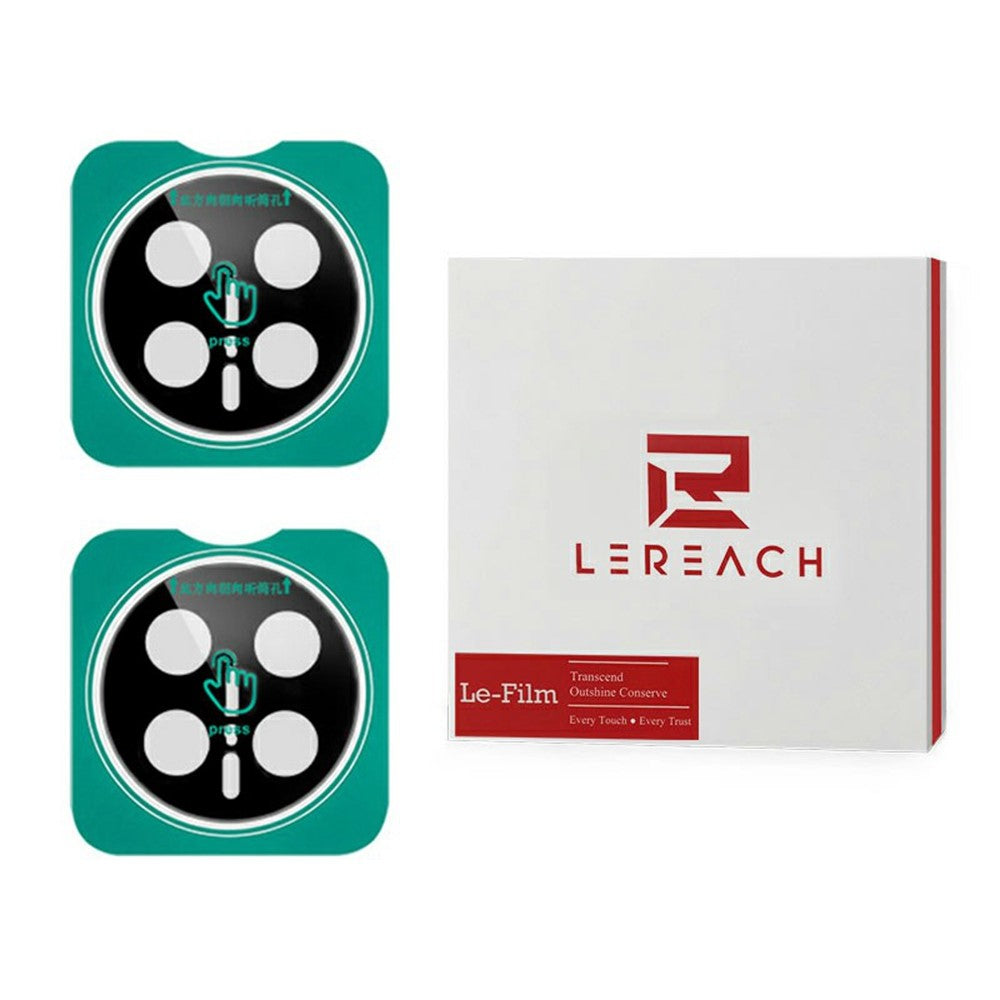 LEREACH 2Pcs for Honor Magic8 Pro 5G Camera Lens Protector Smart-Fit Auto-Align Tempered Glass Film