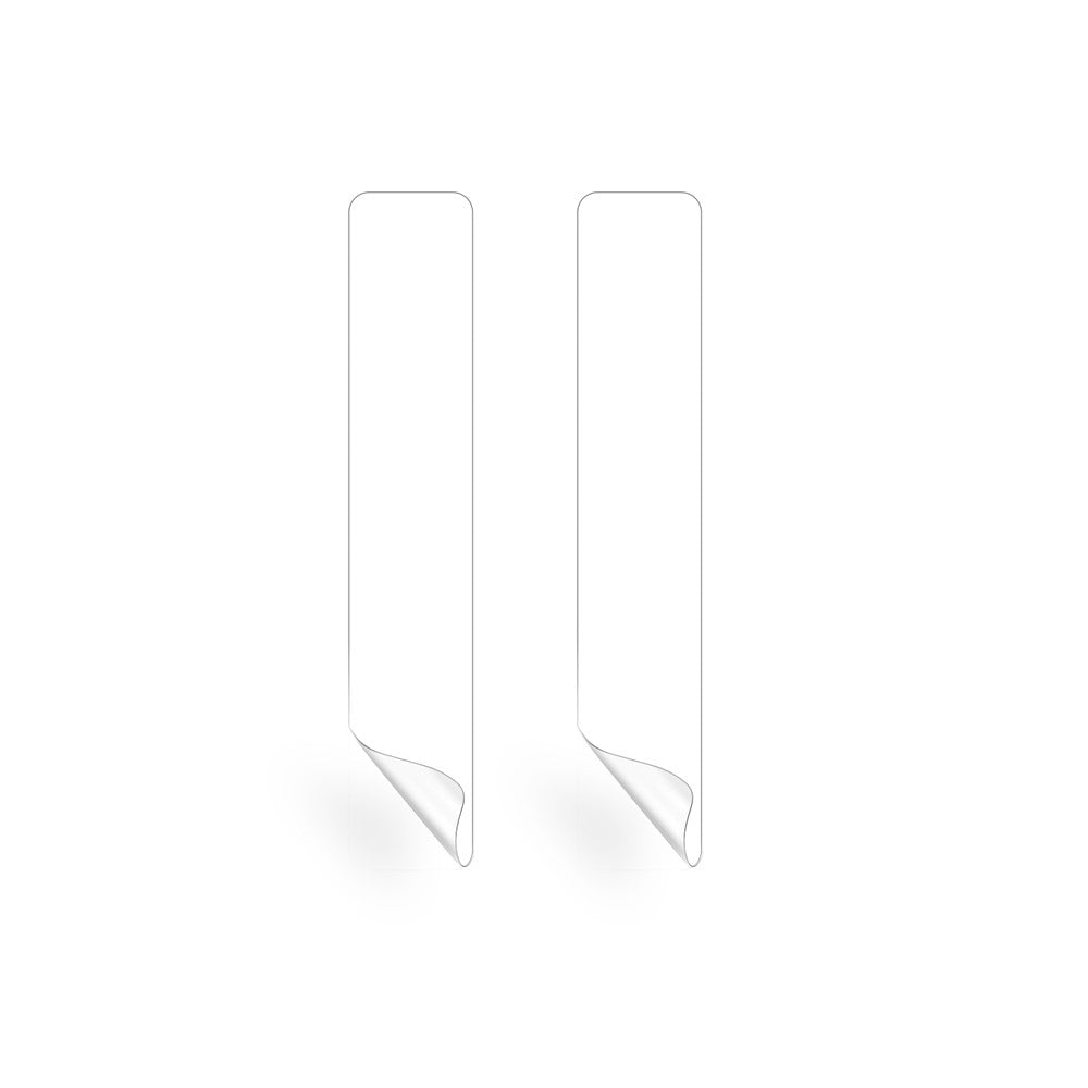 RURIHAI 2 stk./sæt til Samsung Galaxy Z Flip3 5G/Z Flip4 5G, rammebeskyttelsesfilm, krystalklar sidemærkat, 0,1 mm ultratynde fulddækkende sidemærkater