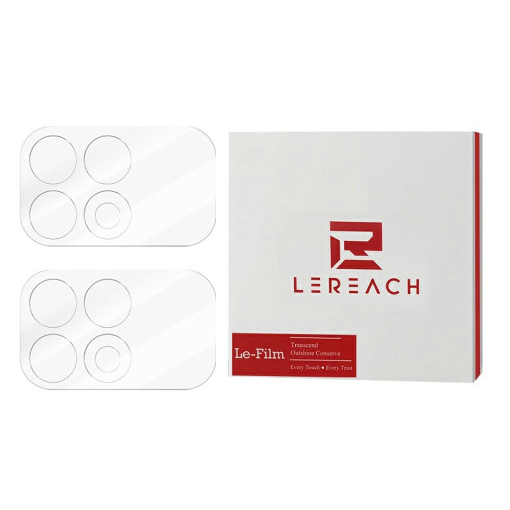 LEREACH 2 st för Xiaomi Poco F8 Pro 5G / Redmi K90 5G kameralinsskydd 3D heltäckande härdat glas akryl linsfilm i ett stycke