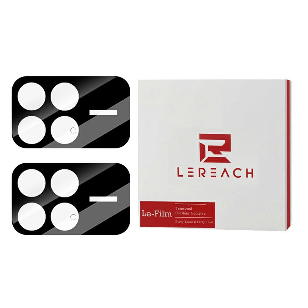 LEREACH 2 st för Xiaomi Poco F8 Pro 5G / Redmi K90 5G kameralinsskydd 3D heltäckande härdat glas akryl linsfilm i ett stycke