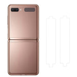 RURIHAI 2Pcs  /  Set For Samsung Galaxy Z Flip 5G Crystal Clear Side Sticker Full Glue Frame Protective Film 0.1mm Ultra-Thin Side Stickers