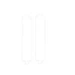 RURIHAI 2Pcs  /  Set For Samsung Galaxy Z Flip 5G Crystal Clear Side Sticker Full Glue Frame Protective Film 0.1mm Ultra-Thin Side Stickers