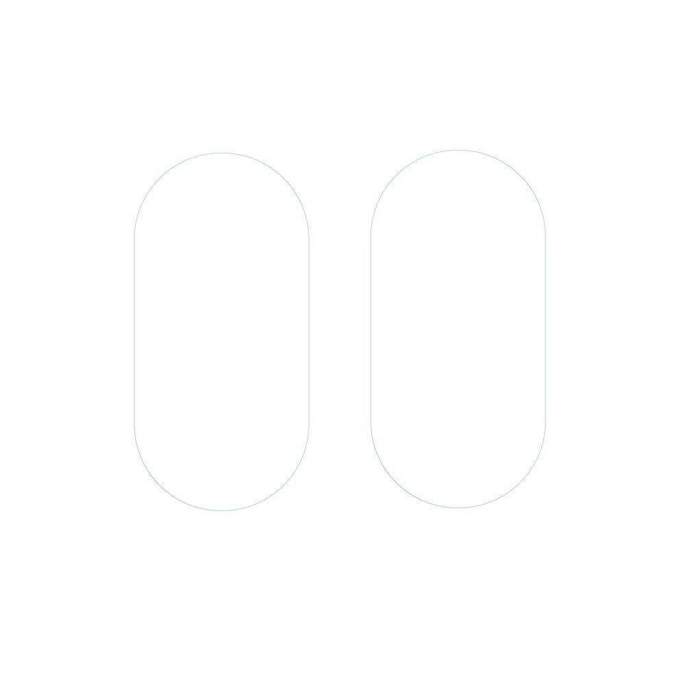 2Pcs / Set Clear Camera Lens Protector for Oppo A1 Pro 5G / Reno8 T 5G / A98 5G / F23 5G , Scratch-resistant Tempered Glass 2.5D Arc Edge Back Camera Lens Cover Film