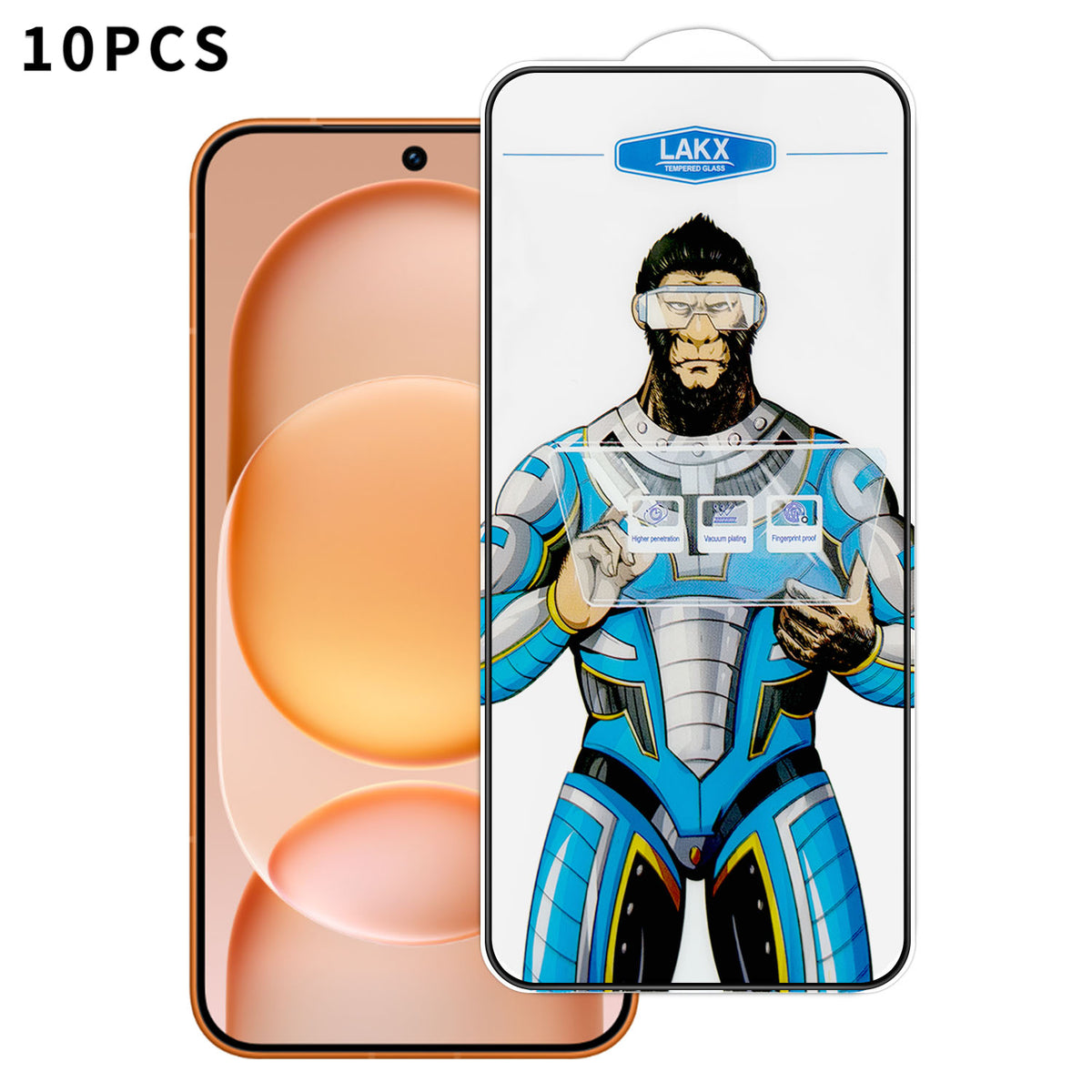 For Honor Magic8 Pro Air 5G 10Pcs High Definition Tempered Glass Anti-fingerprint Anti-static Electroplating Full Screen Protector