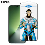 For Honor Magic8 5G 10Pcs High Definition Tempered Glass Anti-fingerprint Anti-static Electroplating Full Screen Protector
