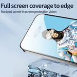 For Honor Magic8 5G 10Pcs High Definition Tempered Glass Anti-fingerprint Anti-static Electroplating Full Screen Protector