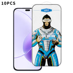 For Honor X70i 10Pcs High Definition Tempered Glass Anti-fingerprint Anti-static Electroplating Full Screen Protector