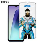 For Xiaomi Redmi 17C 4G / 14C 4G 10Pcs High Definition Tempered Glass Anti-fingerprint Anti-static Electroplating Full Screen Protector