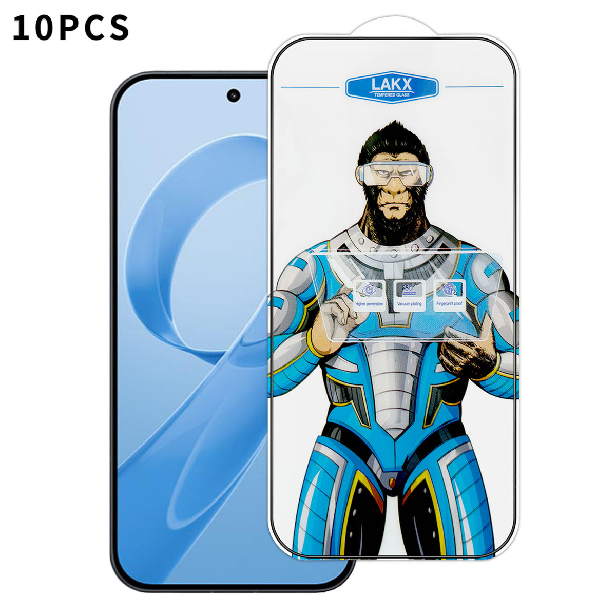 For Xiaomi Poco F8 Ultra / Xiaomi Redmi K90 Pro Max 5G 10Pcs High Definition Tempered Glass Anti-fingerprint Anti-static Electroplating Full Screen Protector