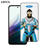 For Xiaomi Redmi Note 15R 10Pcs High Definition Tempered Glass Anti-fingerprint Anti-static Electroplating Full Screen Protector