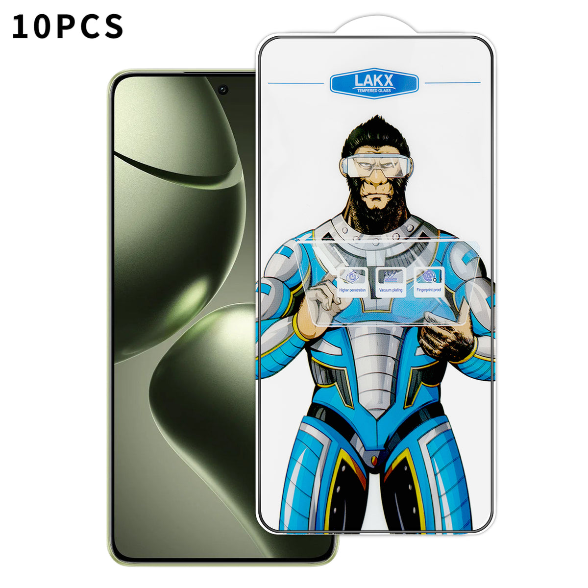 For Xiaomi 14T 10Pcs High Definition Tempered Glass Anti-fingerprint Anti-static Electroplating Full Screen Protector