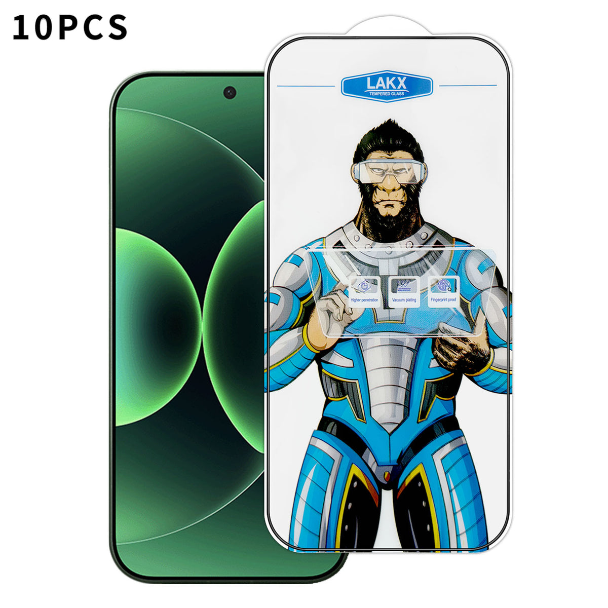 For Xiaomi 17 Pro 10Pcs High Definition Tempered Glass Anti-fingerprint Anti-static Electroplating Full Screen Protector