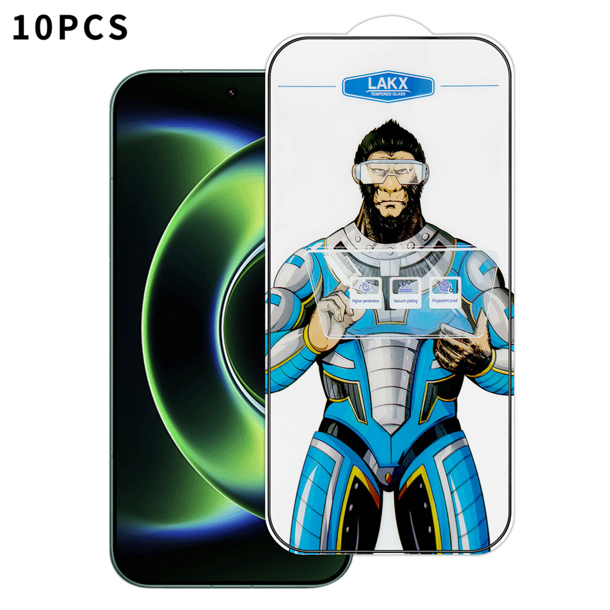 Xiaomi 17 Ultra 5G 10 st. HD-härdat glas, anti-fingeravtryck, antistatisk, galvaniserad helskärmsskydd