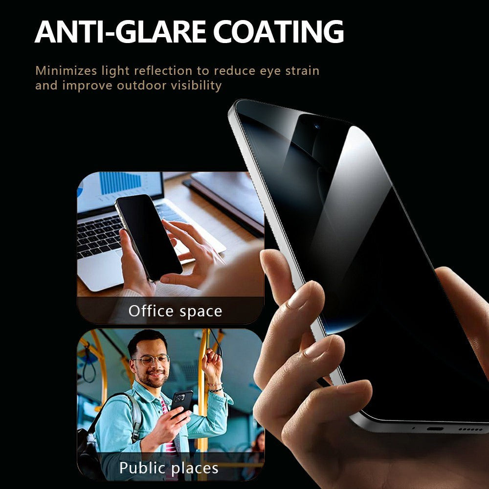 LEREACH For Xiaomi 15T Privacy Tempered Glass Screen Protector 28° Anti-spy Full Cover Film