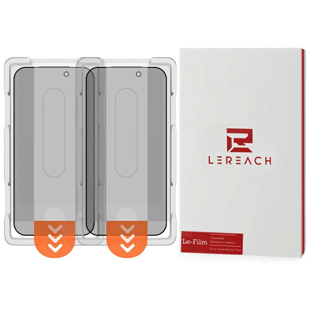 LEREACH 2 st för Xiaomi 15T Pro Sekretessskydd i härdat glas, 28° anti-spionage, heltäckande film