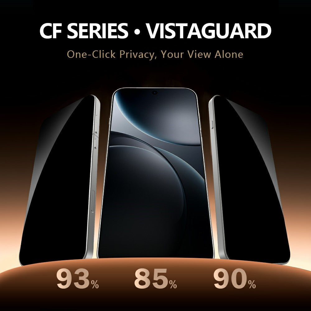 LEREACH 2 st. för Oppo Find X9s 5G / Find X9 5G sekretessskydd i härdat glas, 28° anti-spionage, heltäckande film