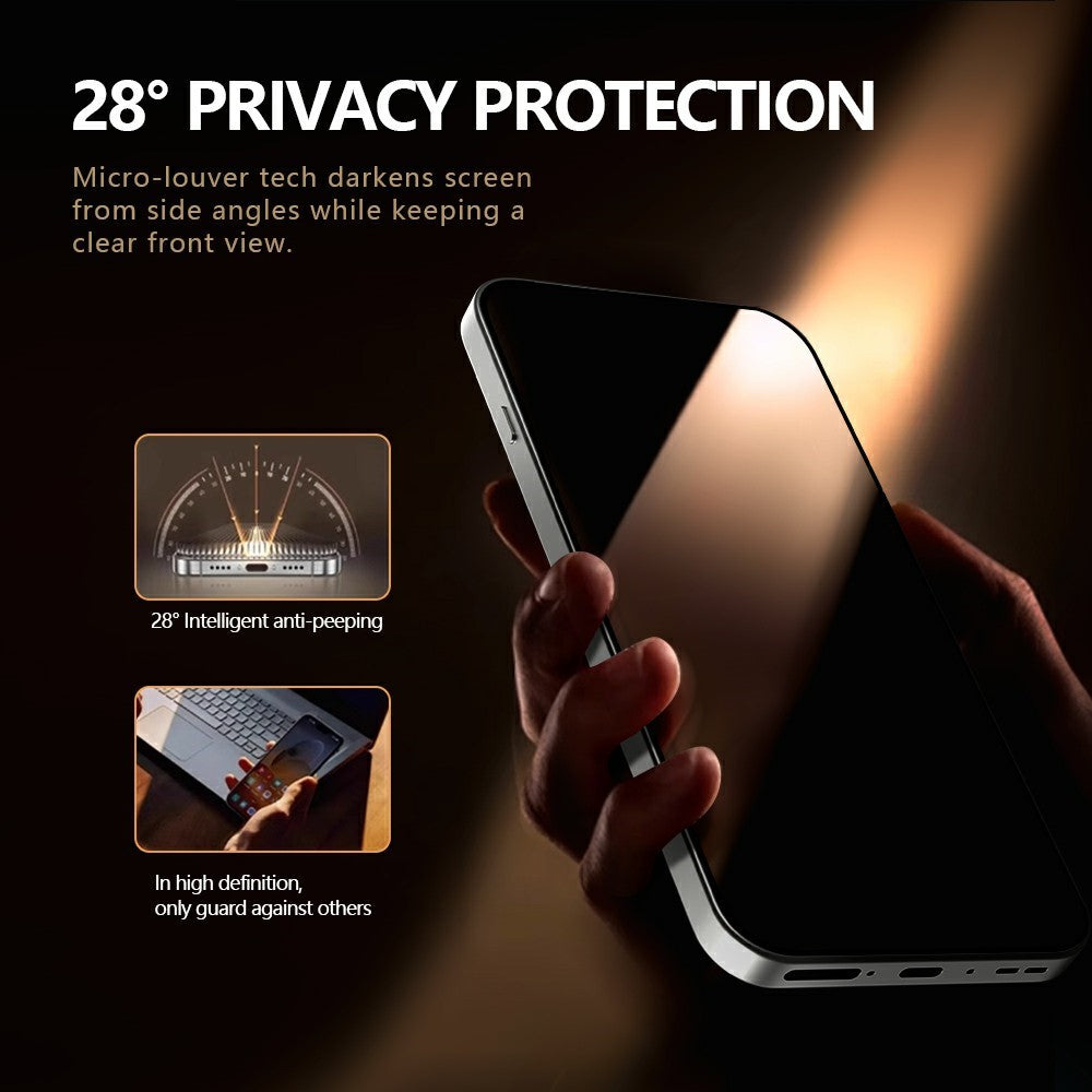 LEREACH 2 st. för Oppo Find X9s 5G / Find X9 5G sekretessskydd i härdat glas, 28° anti-spionage, heltäckande film