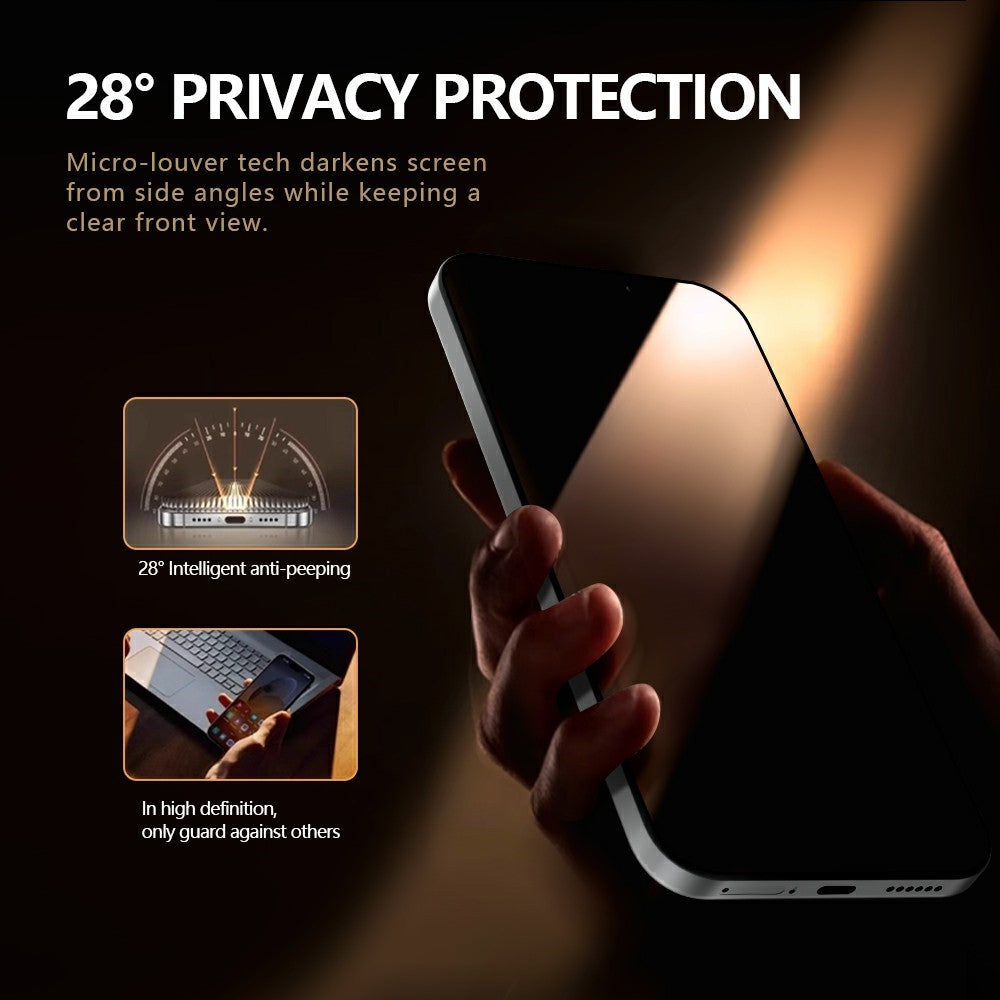 LEREACH For Xiaomi Poco F8 Ultra / Redmi K90 Pro Max 5G Privacy Tempered Glass Screen Protector 28° Anti-spy Full Cover Film