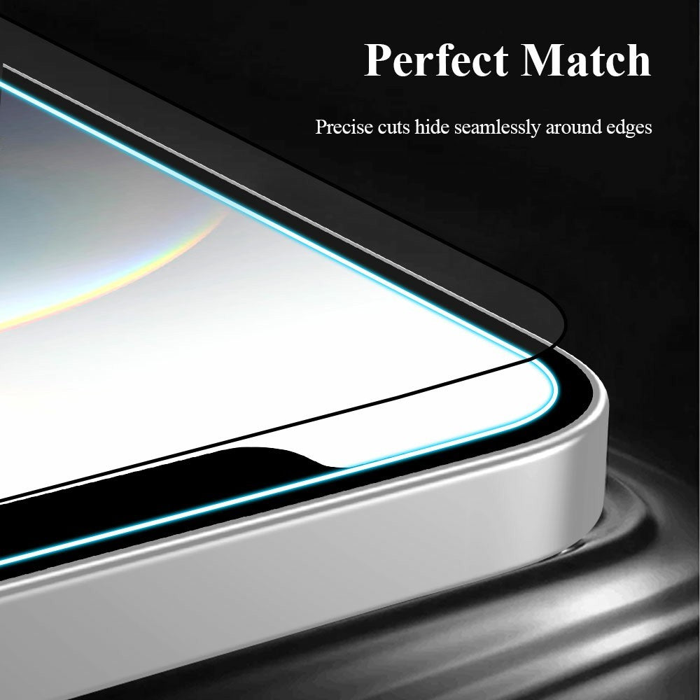 LEREACH For iPhone 17e / 16e Tempered Glass Full Screen Protector Anti-Fingerprint Film with Dust-Free Installation Tool